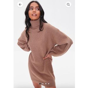 NWT Turtleneck Mini Sweater Dress